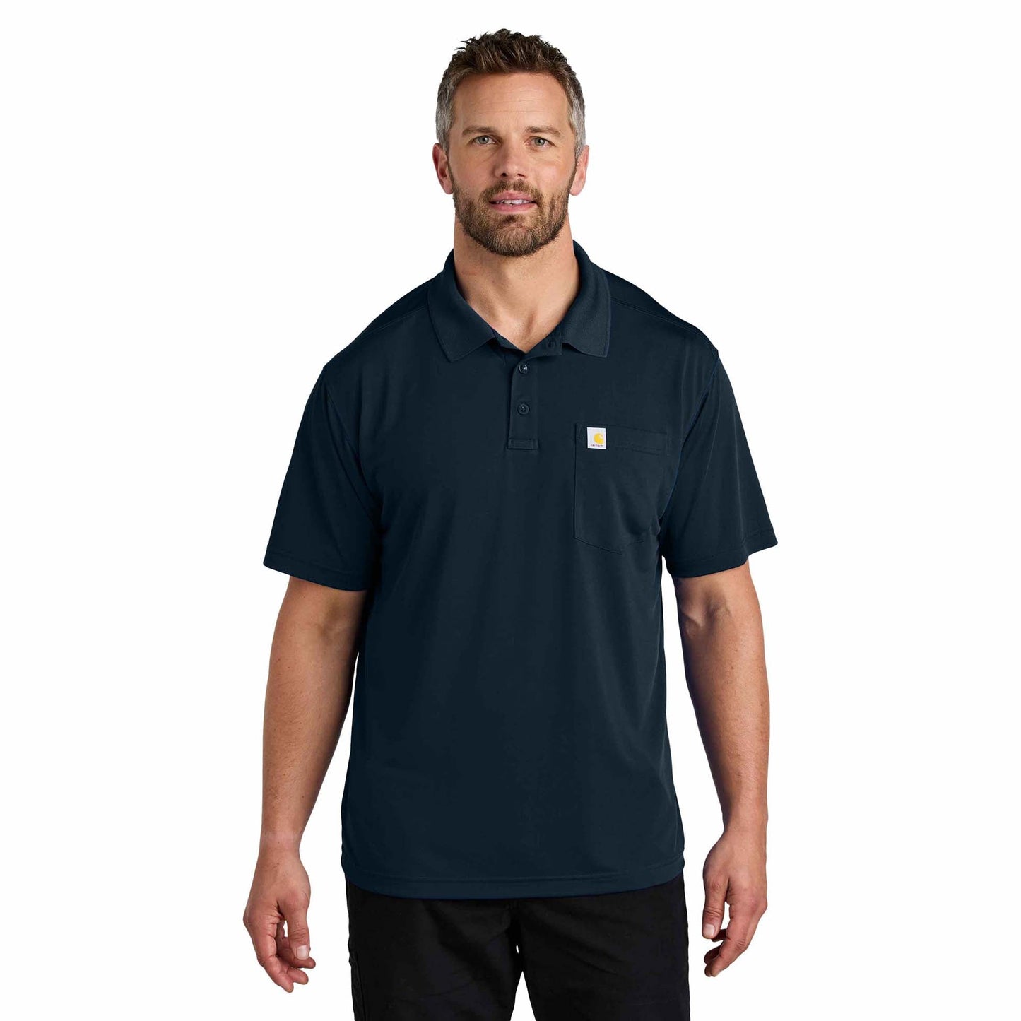 Asphalt Grey Polo - Carhartt - Snag-Resistant Design