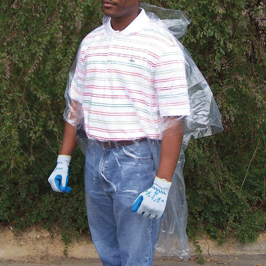 Clear Ponchos - MCR Safety - Lightweight Disposable
