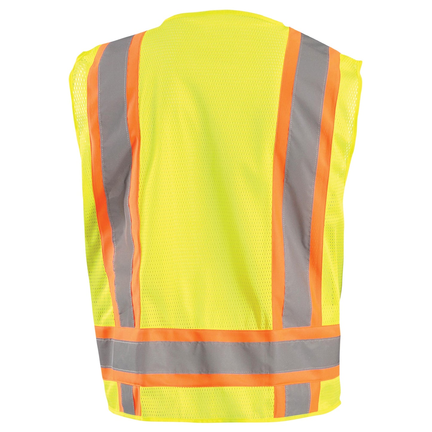 Orange Safety Vests - OccuNomix - Reflective Mesh Design