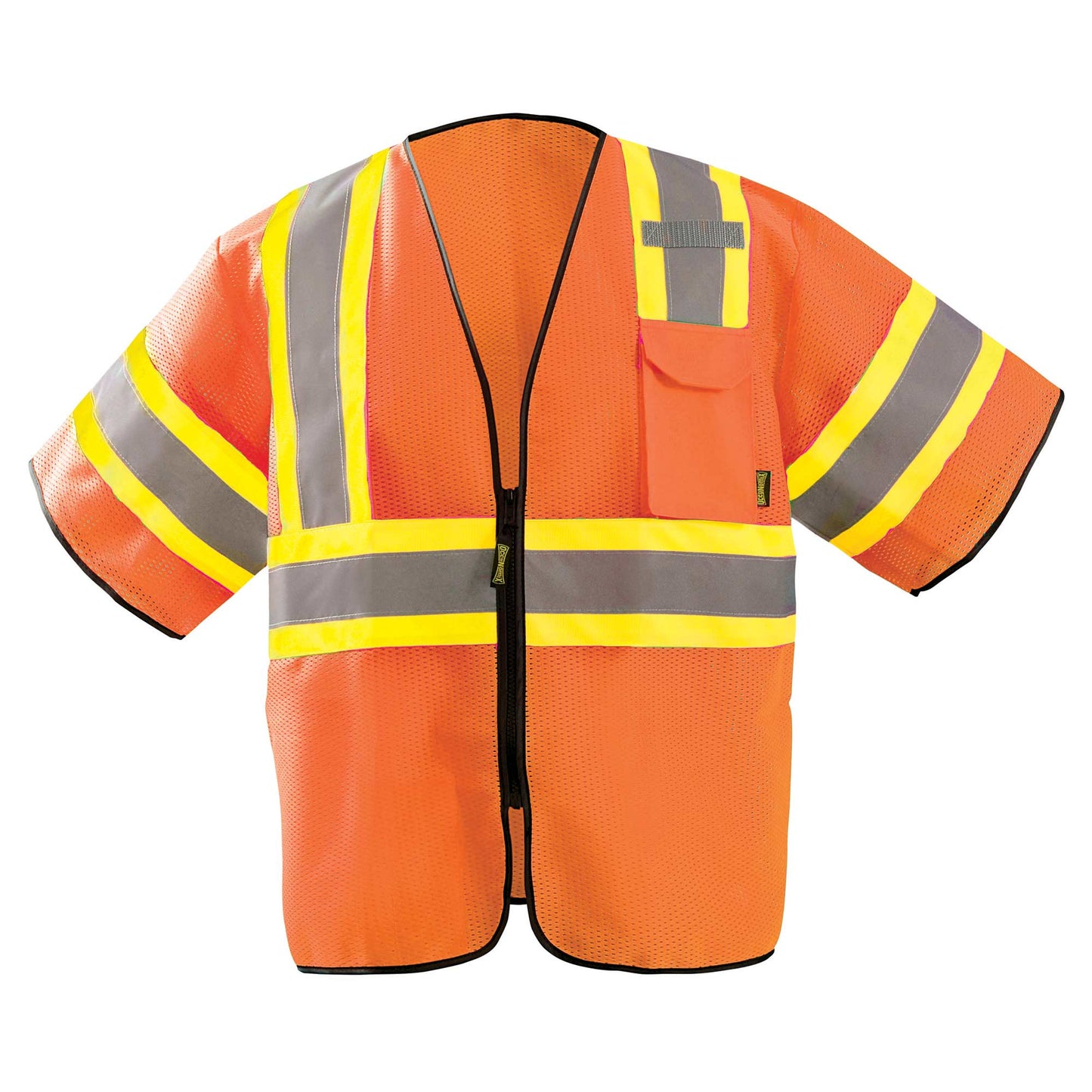 Orange Safety Vest - OccuNomix - Reflective Mesh