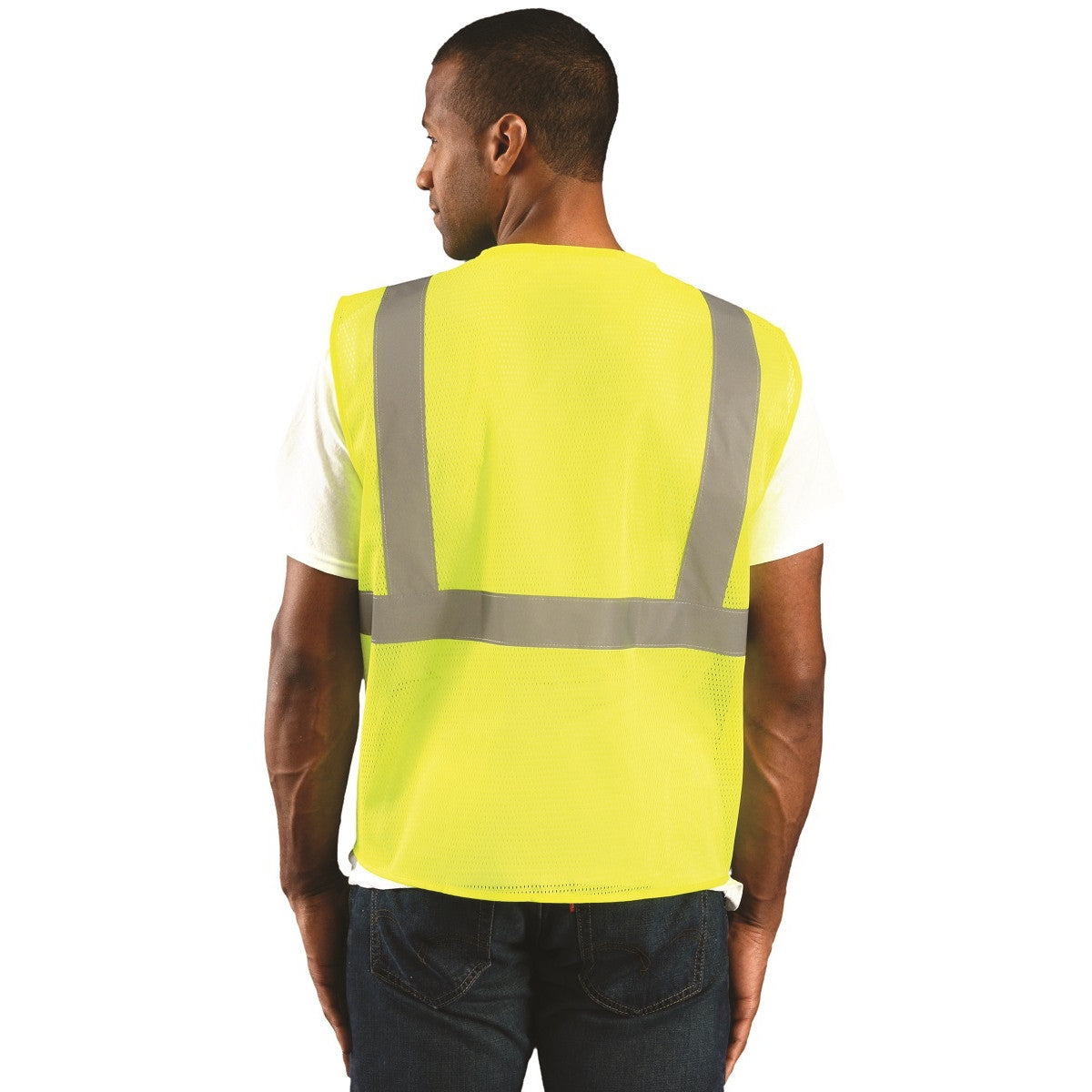 Orange Safety Vests - OccuNomix - Reflective Mesh