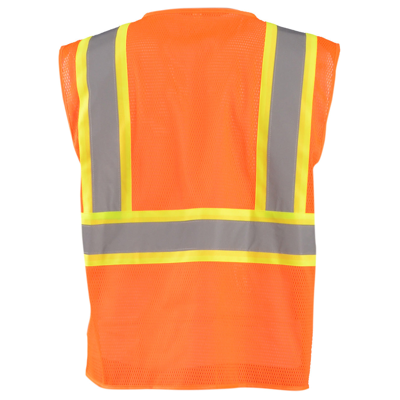 Orange Safety Vest - OccuNomix - Mesh Two-Tone Reflective