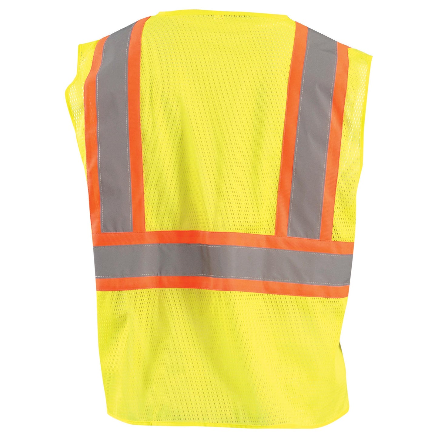 Orange Safety Vest - OccuNomix - Mesh Two-Tone Reflective