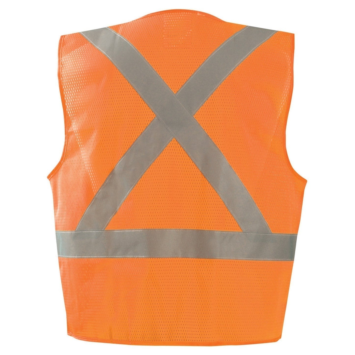 Orange Safety Vests - OccuNomix - Reflective Mesh