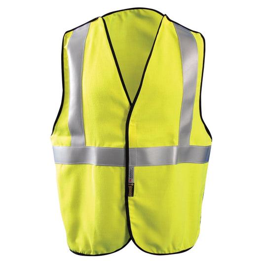 Yellow/Lime Safety Vests - OccuNomix - Flame Resistant