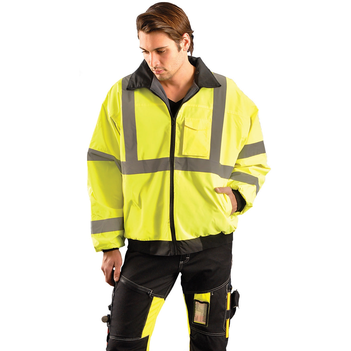 Orange Safety Jackets - OccuNomix - Reflective Design