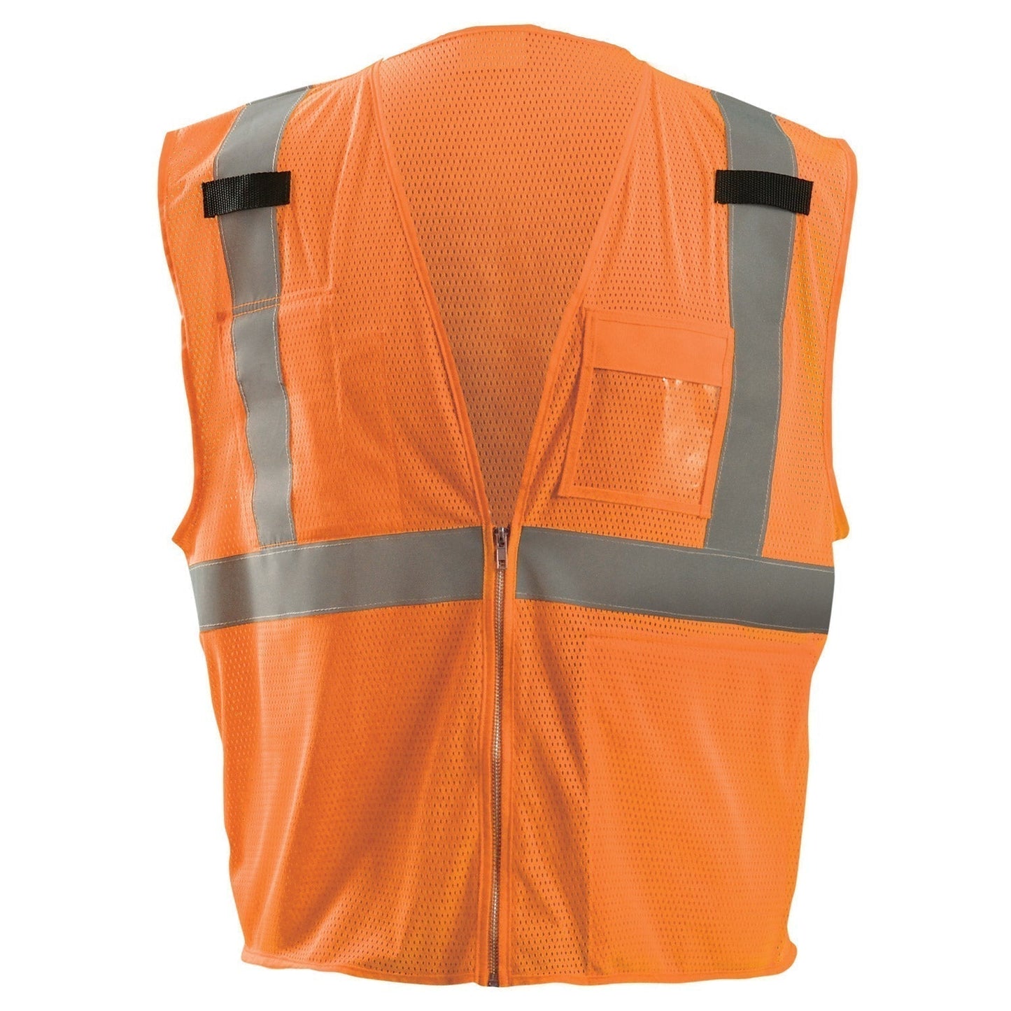 Orange Safety Vests - OccuNomix - Reflective Mesh Design