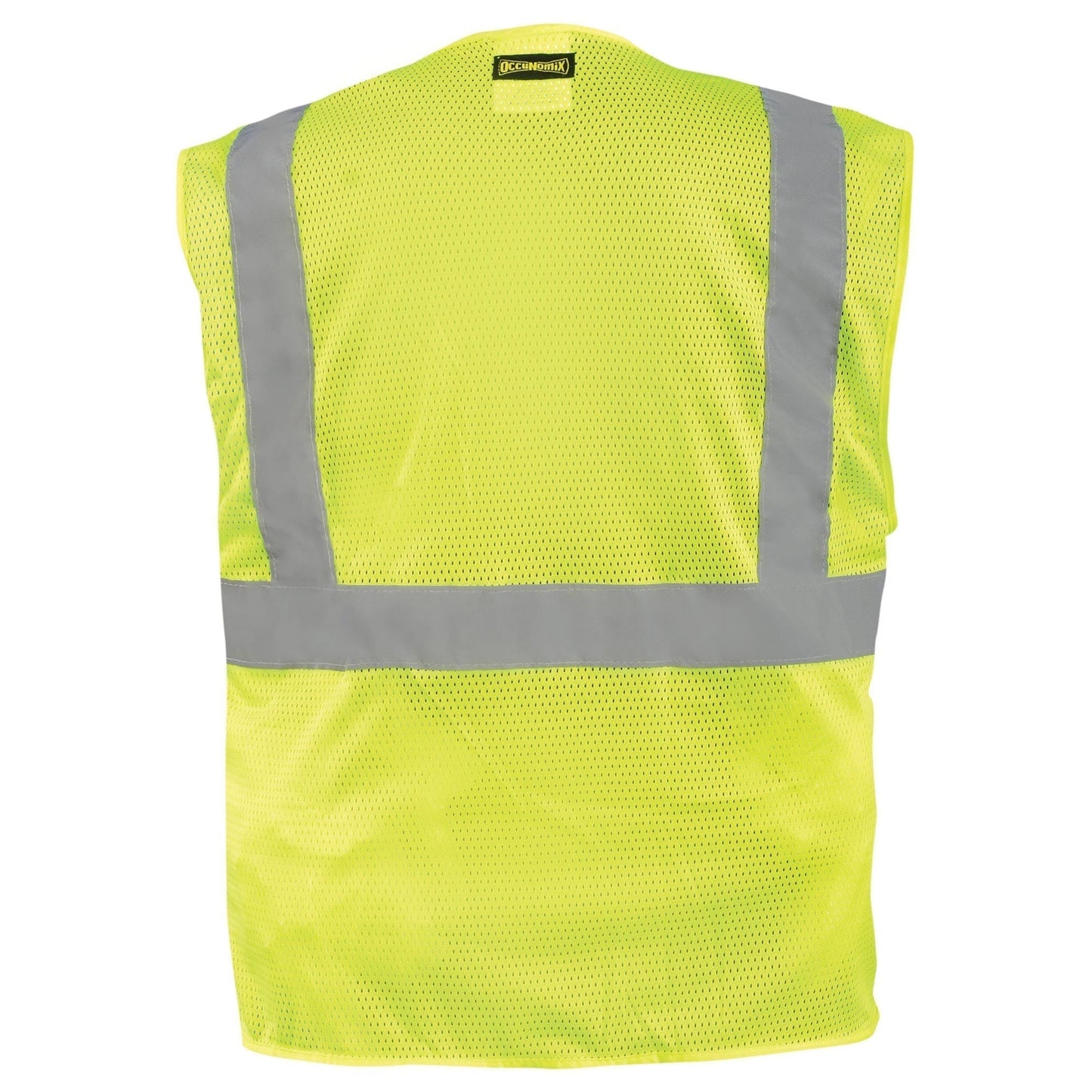 Orange Safety Vests - OccuNomix - Reflective Mesh Design