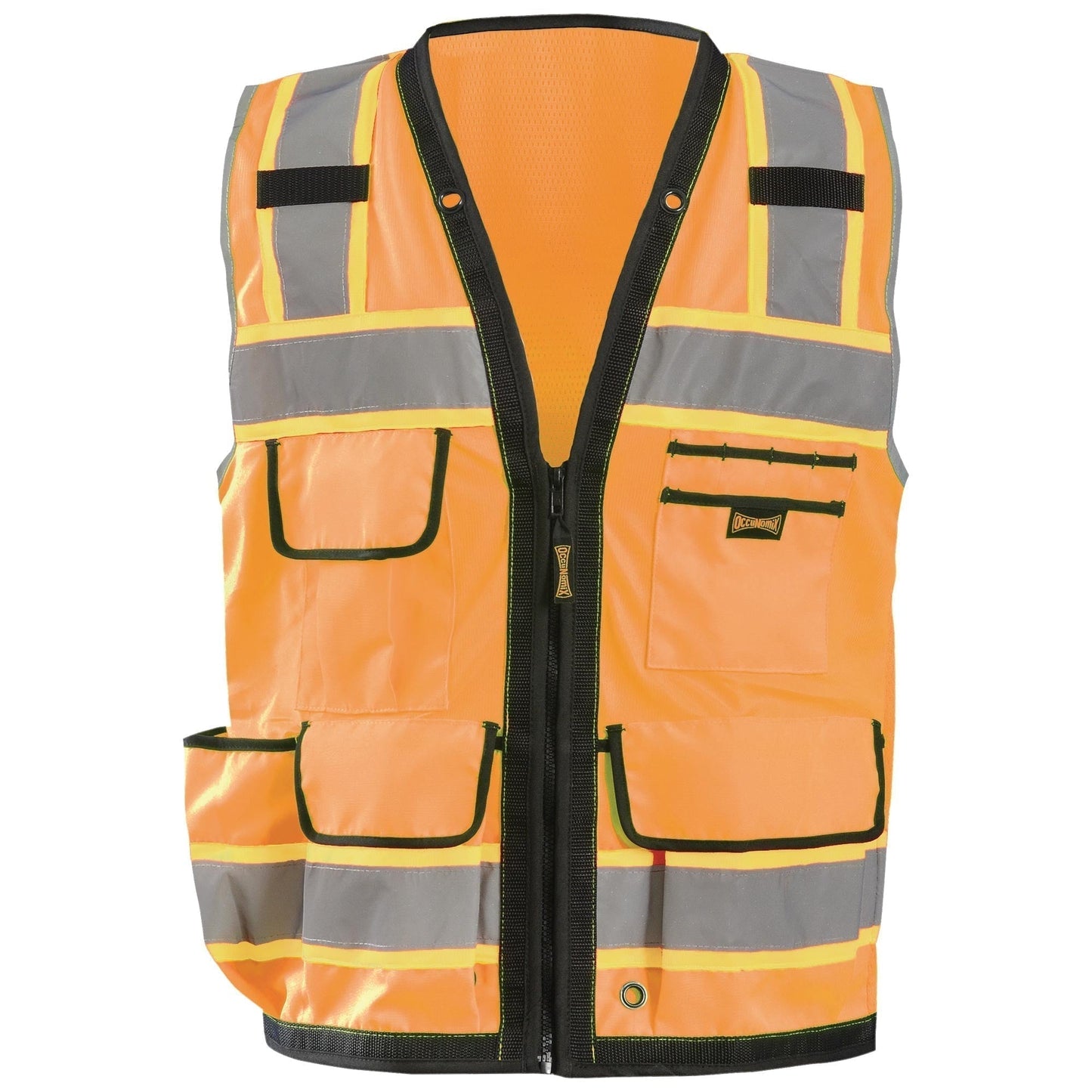 Orange Safety Vests - OccuNomix - Heavy Duty Design