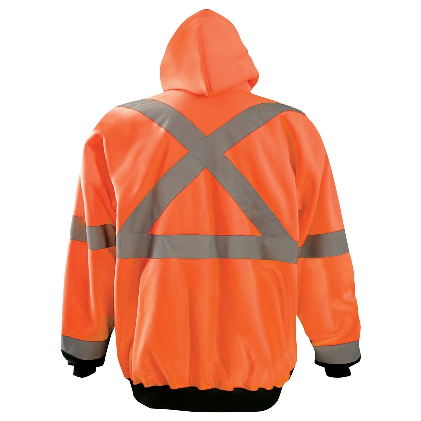 Orange Safety Sweatshirts - OccuNomix - Reflective Fleece