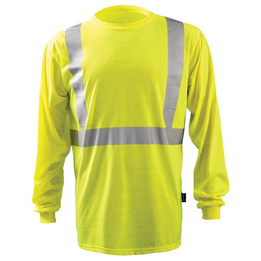 Yellow/Lime Safety Shirts - OccuNomix - Wicking Material