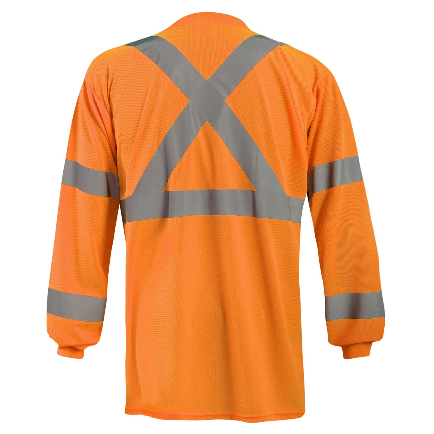 Orange Safety Shirt - OccuNomix - Reflective Design