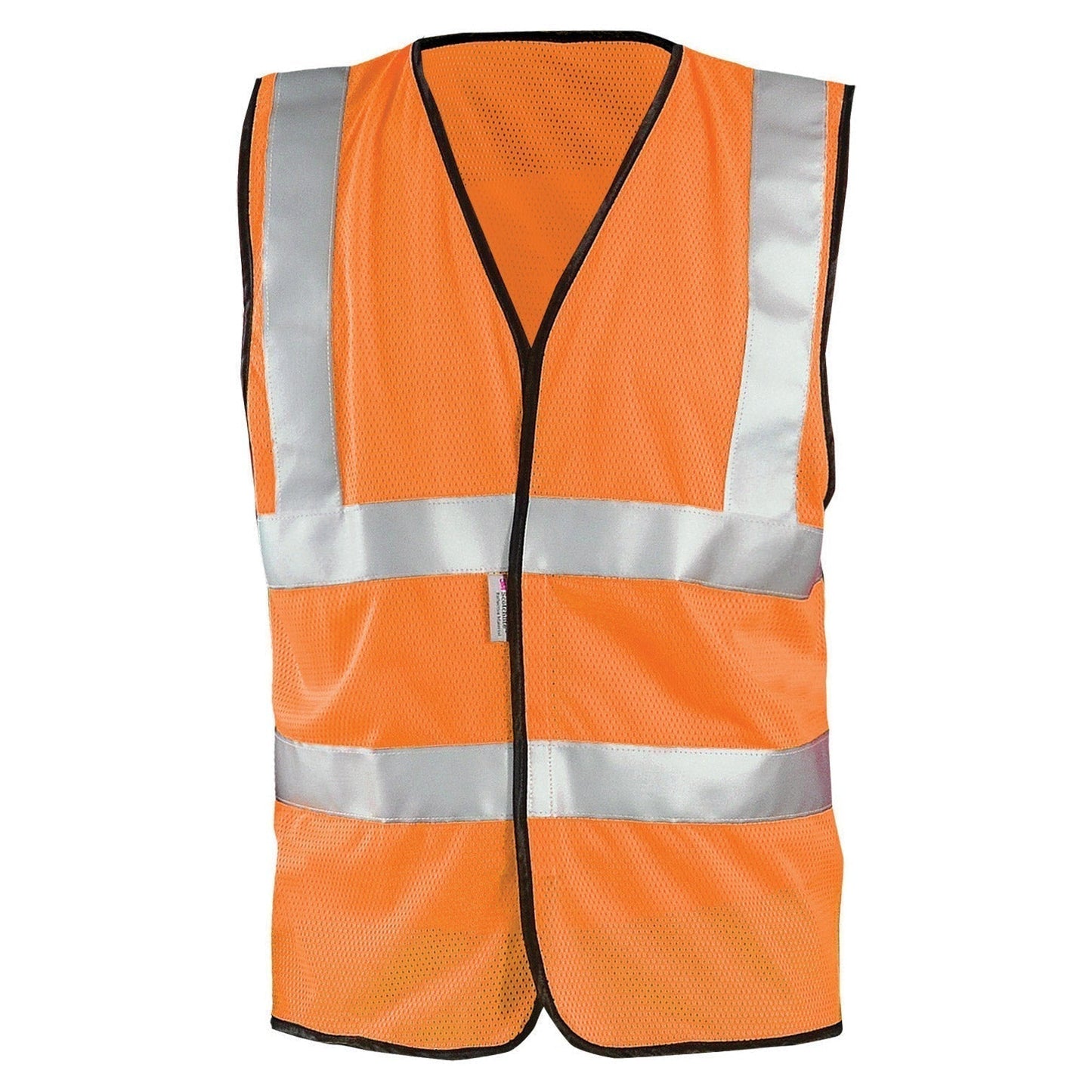 Orange Safety Vests - OccuNomix - Reflective Mesh