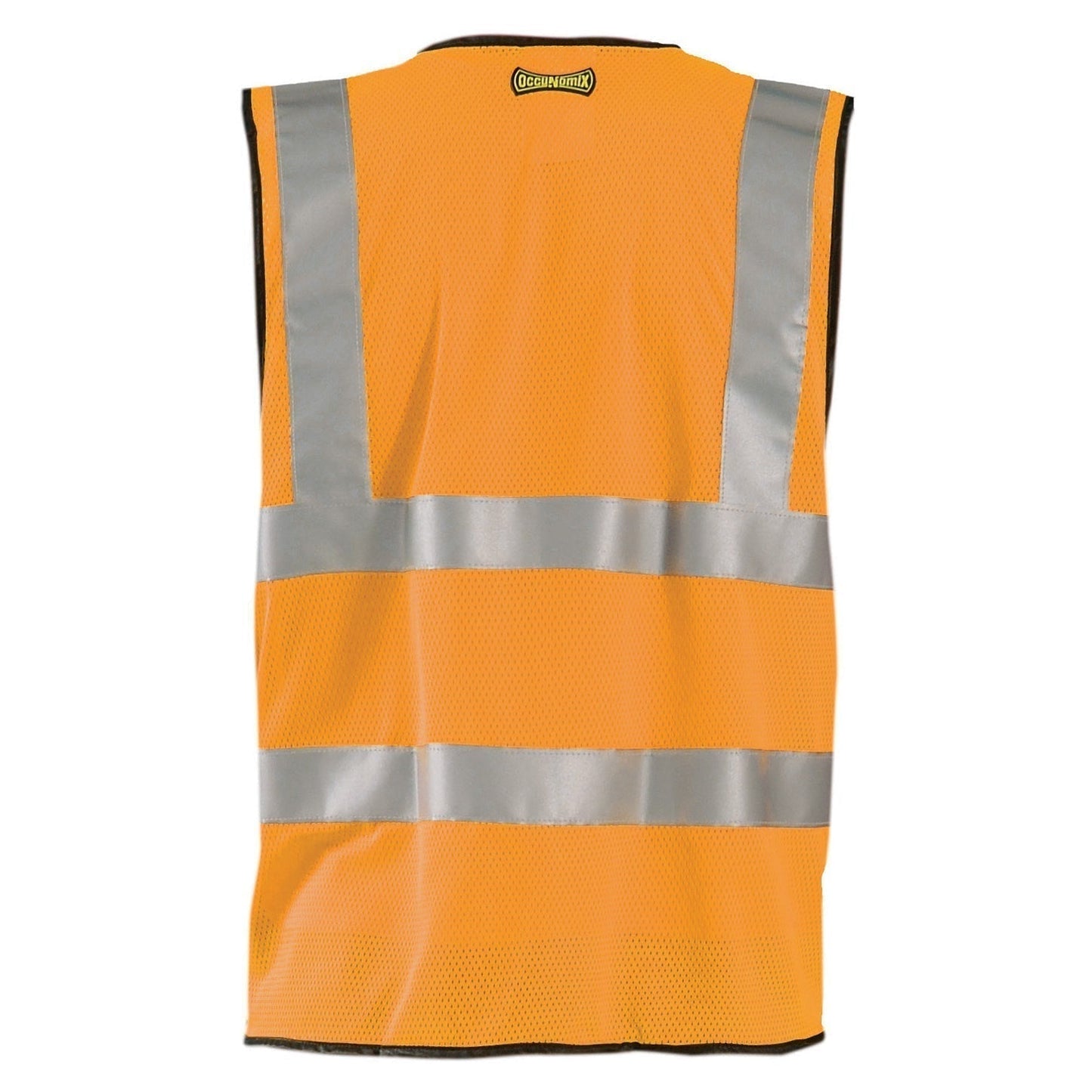 Orange Safety Vests - OccuNomix - Reflective Mesh