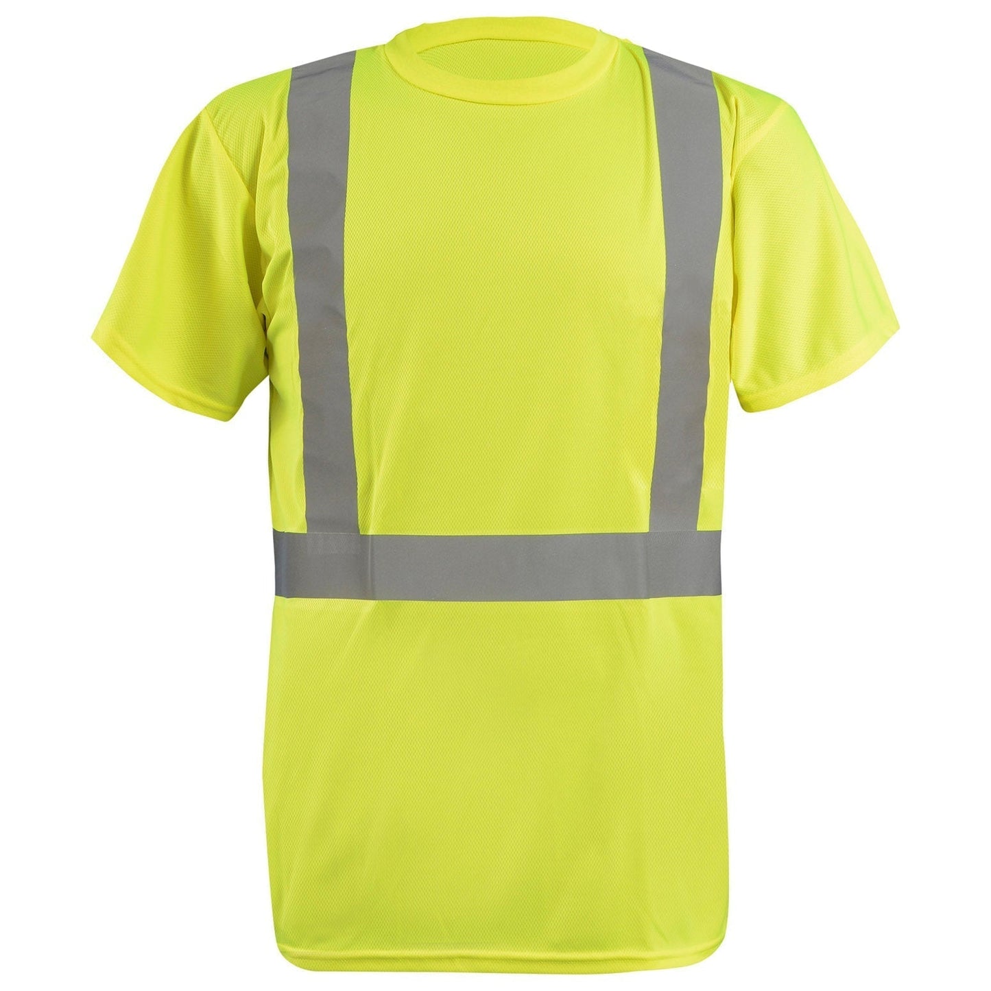 Yellow/Lime Safety Shirt - OccuNomix - Reflective Design