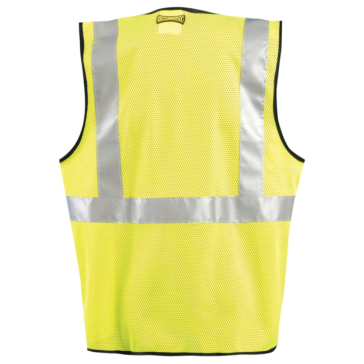 Yellow/Lime Safety Vest - OccuNomix - Reflective Mesh