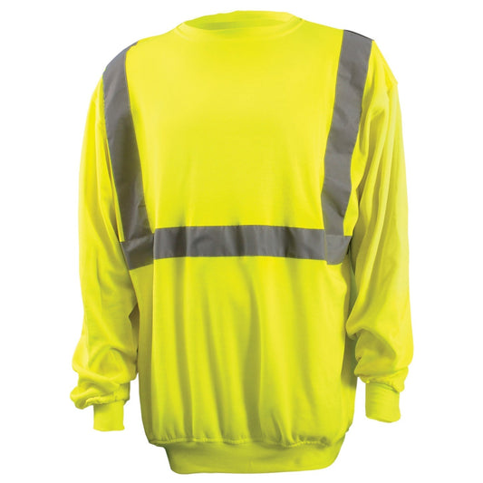 Yellow/Lime Safety Sweatshirts - OccuNomix - Classic Design
