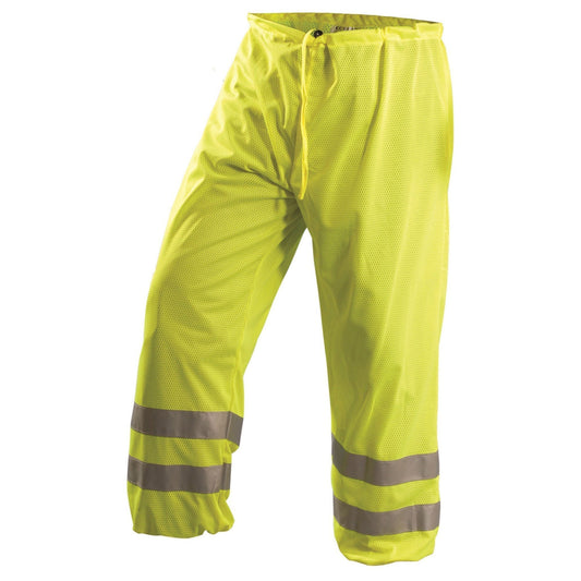 Yellow/Lime Safety Pants - OccuNomix - Class E Mesh