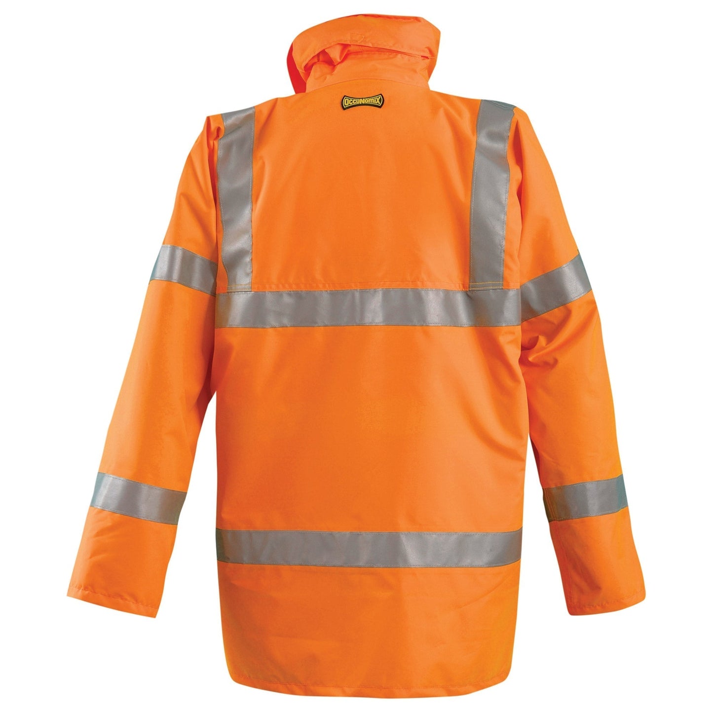 Orange Safety Jacket - OccuNomix - Waterproof Design