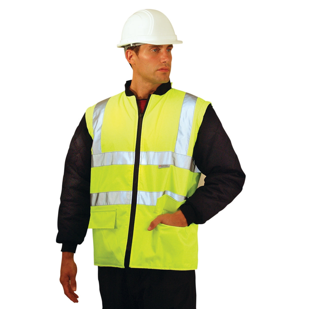 Orange Safety Jacket - OccuNomix - Waterproof Design