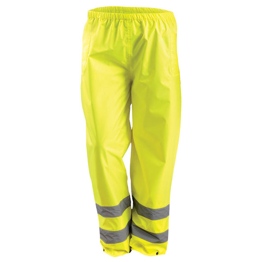 Yellow/Lime Rain Pants - OccuNomix - Waterproof Gear