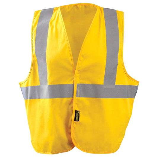 Yellow/Lime Safety Vests - OccuNomix - Flame Resistant