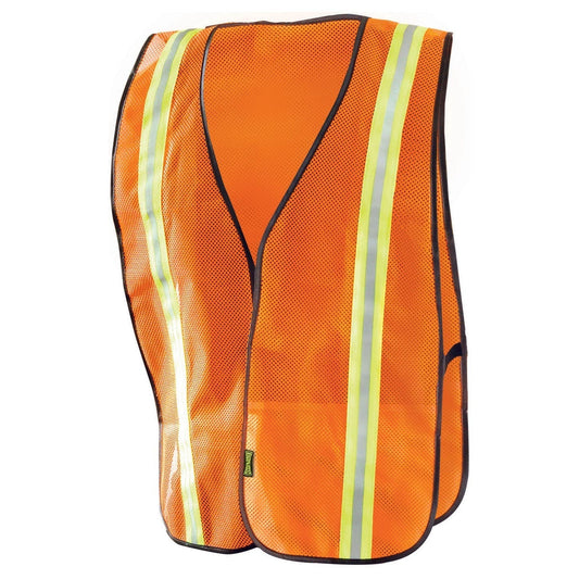 Orange Safety Vest - OccuNomix - Two-Tone Mesh
