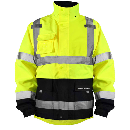 Yellow/Lime Rain Jacket - OccuNomix - Breathable Design