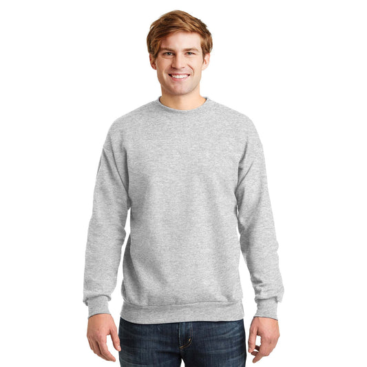 White Sweatshirts - Cozy Crewneck - Hanes - Eco-Friendly