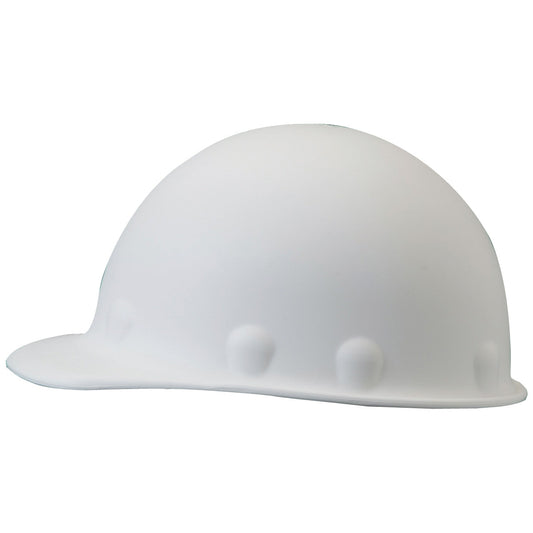 White Hard Hats - Fibre Metal - Durable Fiberglass