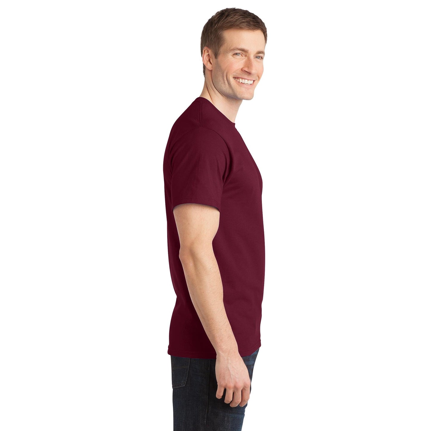 Aquatic Blue T-Shirt - Port & Company - Comfortable Cotton