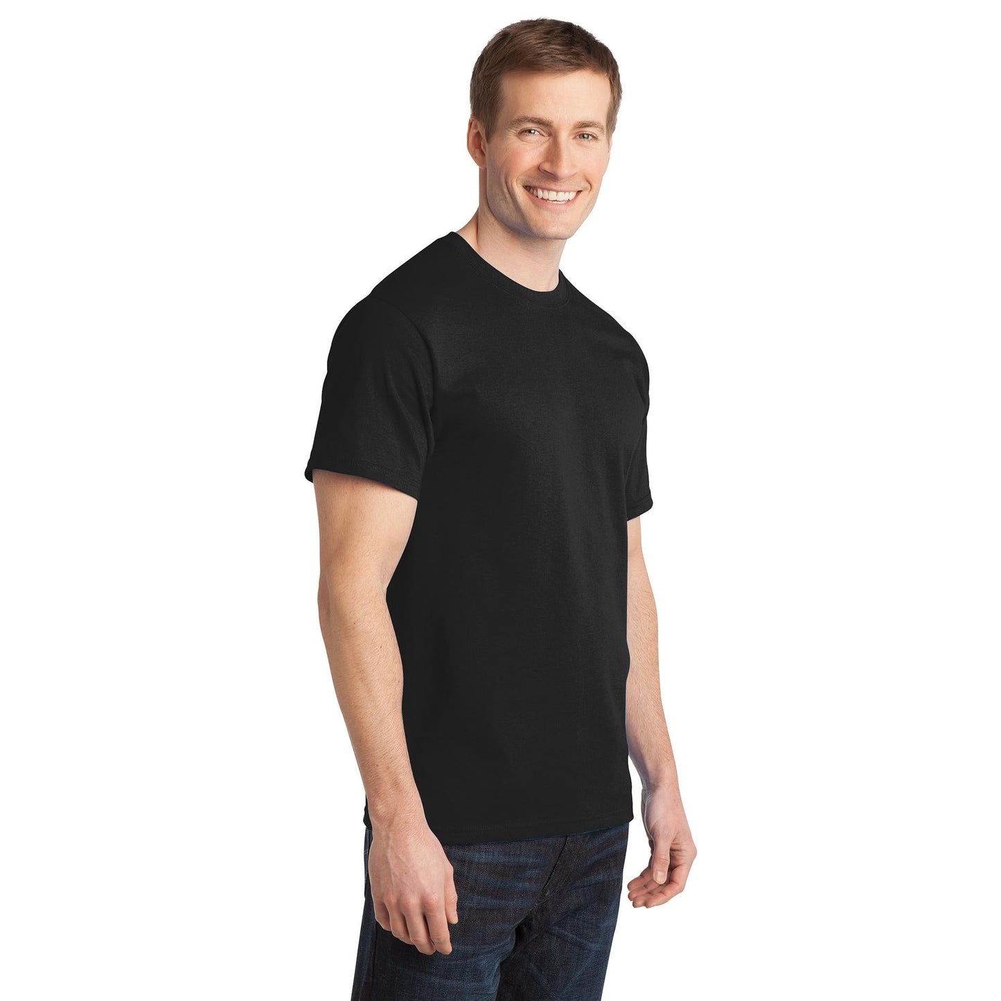 Aquatic Blue T-Shirt - Port & Company - Comfortable Cotton