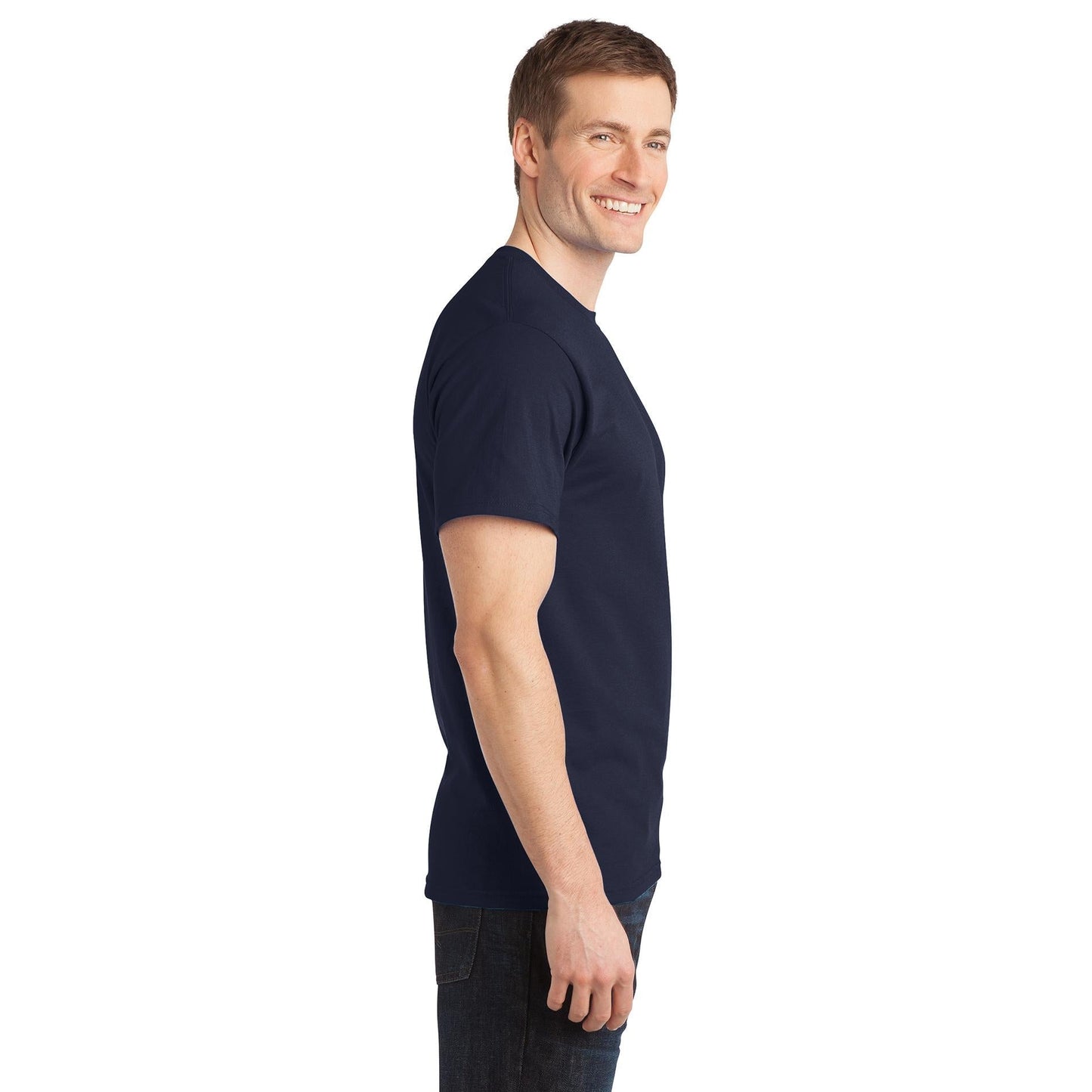 Aquatic Blue T-Shirt - Port & Company - Comfortable Cotton