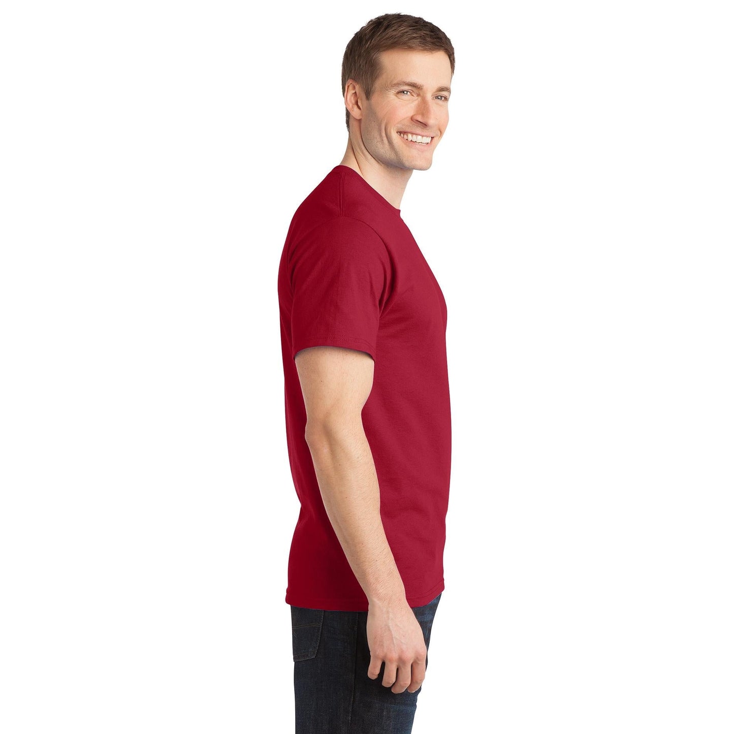 Aquatic Blue T-Shirt - Port & Company - Comfortable Cotton
