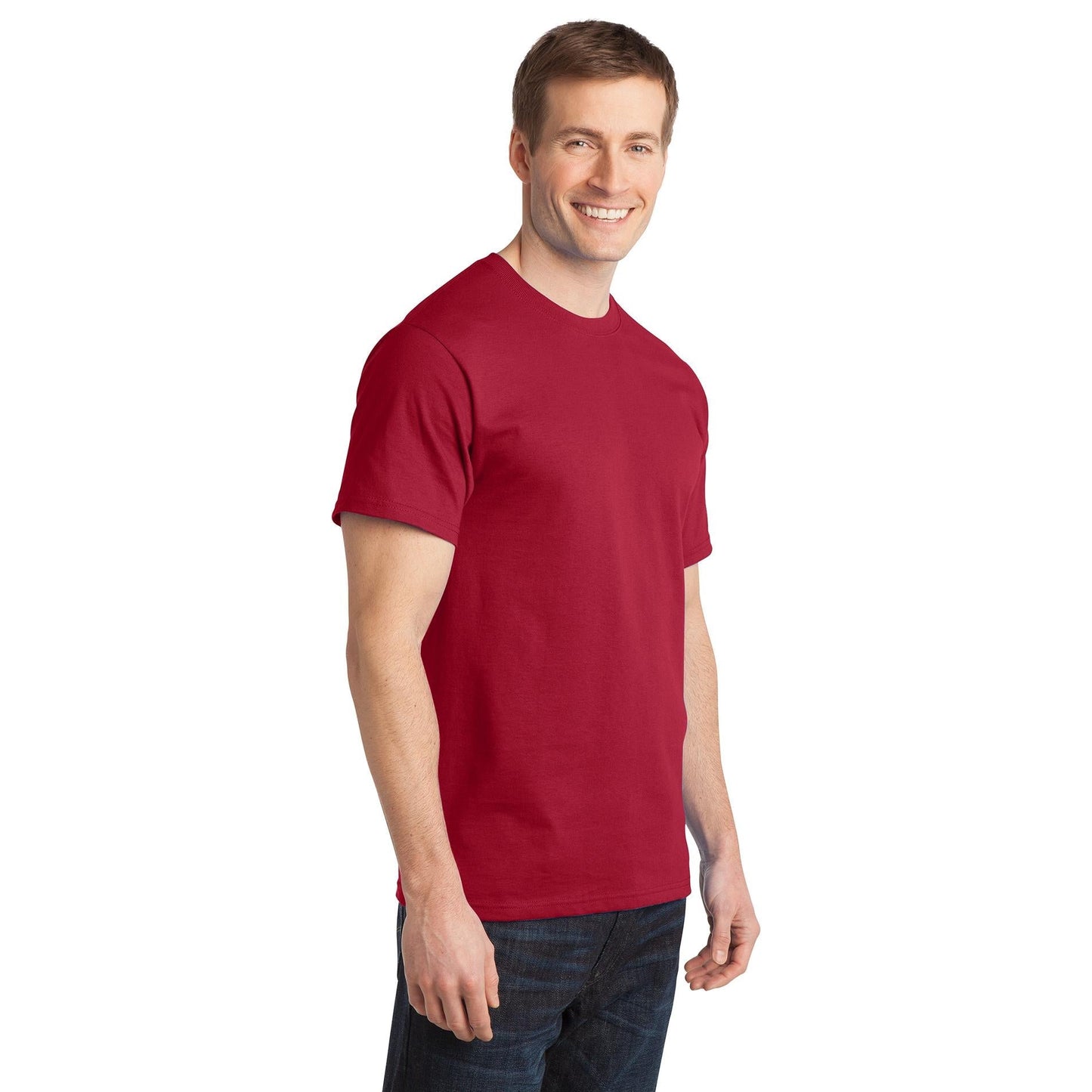 Aquatic Blue T-Shirt - Port & Company - Comfortable Cotton
