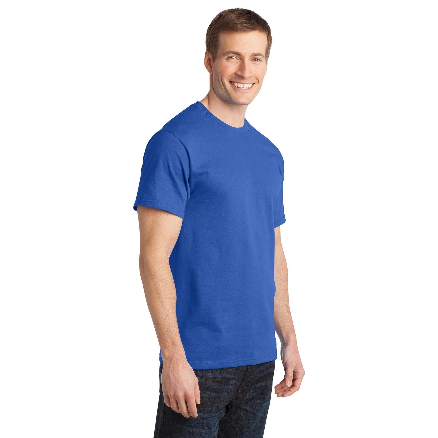 Aquatic Blue T-Shirt - Port & Company - Comfortable Cotton