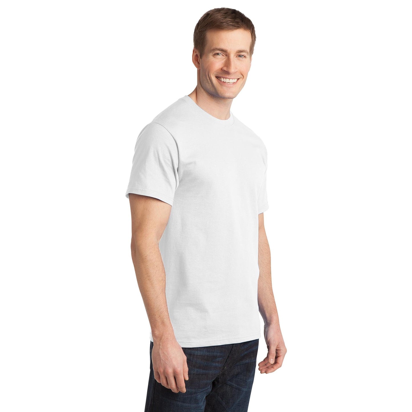 Aquatic Blue T-Shirt - Port & Company - Comfortable Cotton