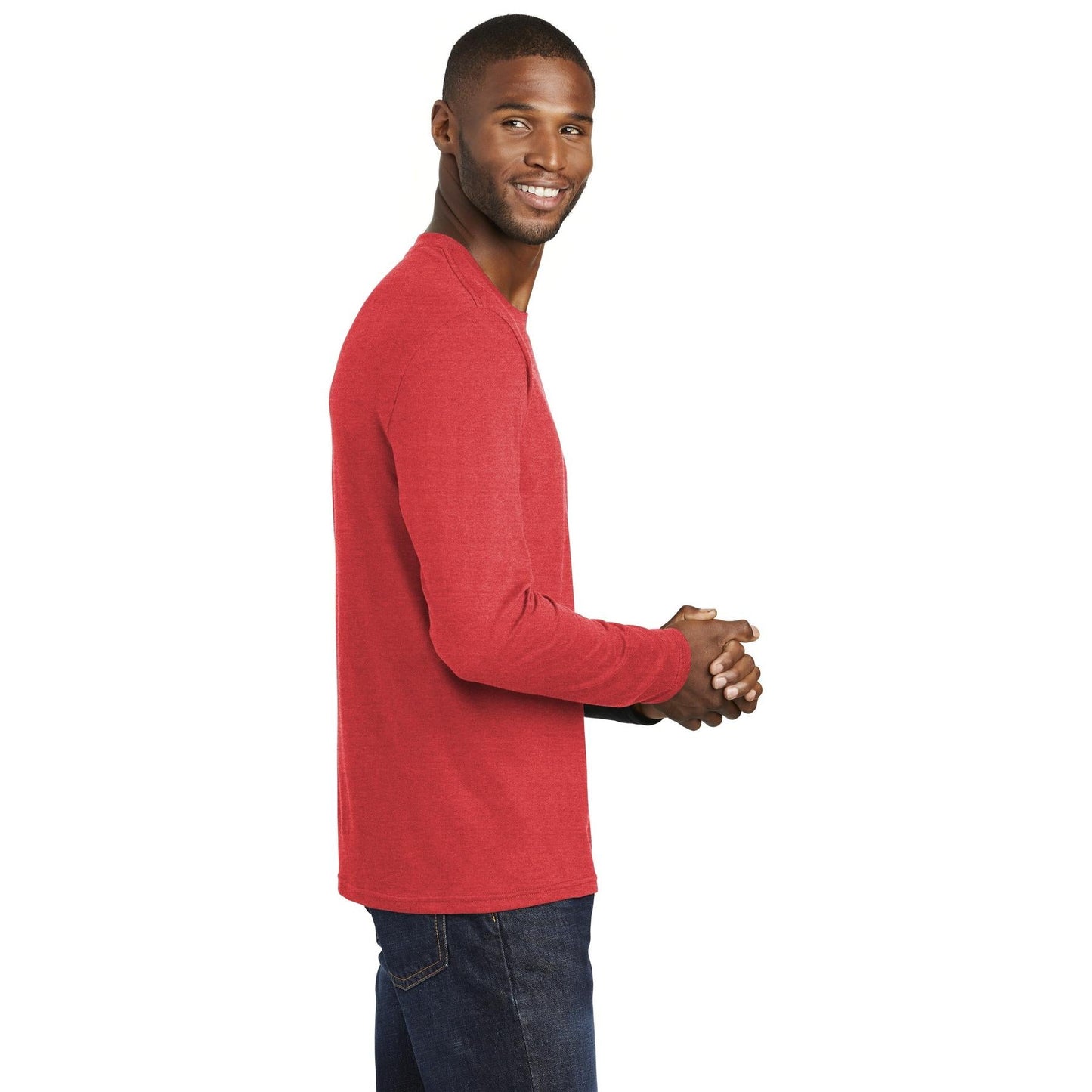 Black Heather T-Shirt - Port & Company - Soft Blend Fabric
