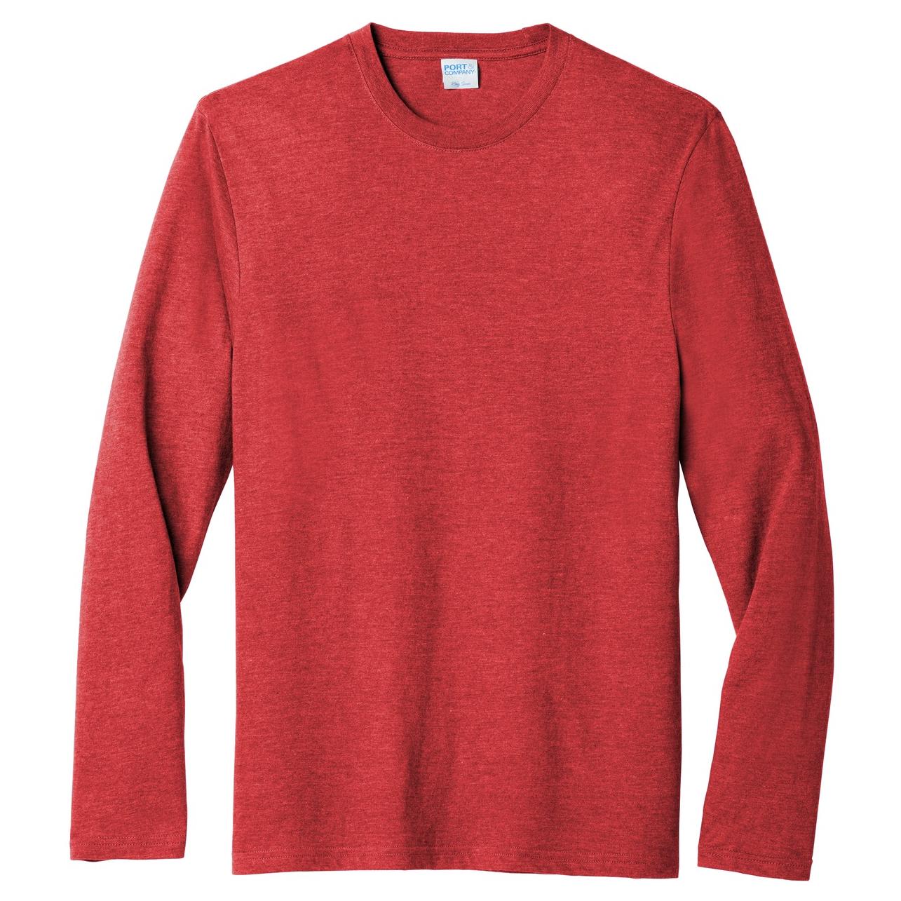 Black Heather T-Shirt - Port & Company - Soft Blend Fabric