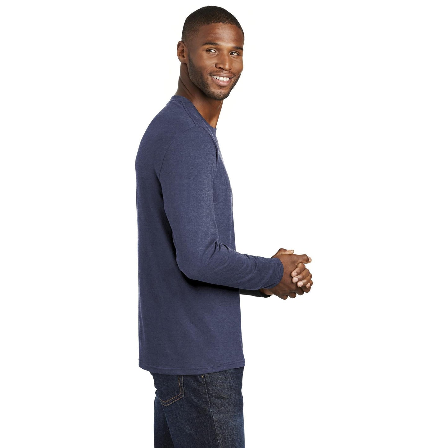 Black Heather T-Shirt - Port & Company - Soft Blend Fabric
