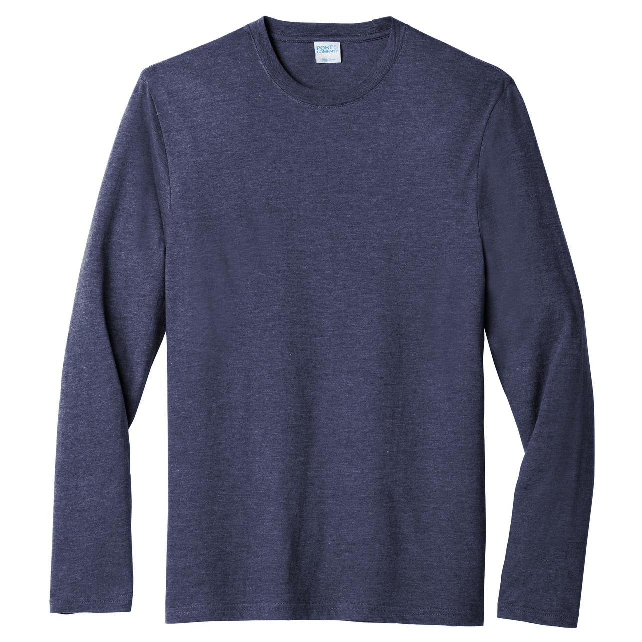 Black Heather T-Shirt - Port & Company - Soft Blend Fabric