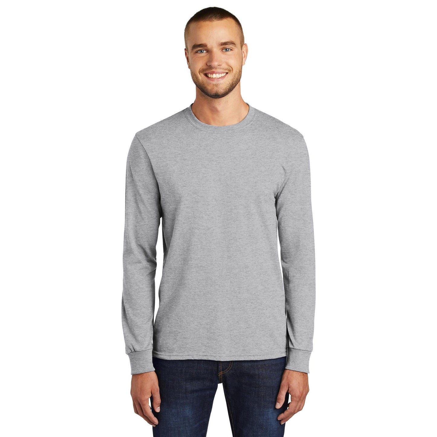 White T-Shirts - Port & Company - Soft Cotton Blend