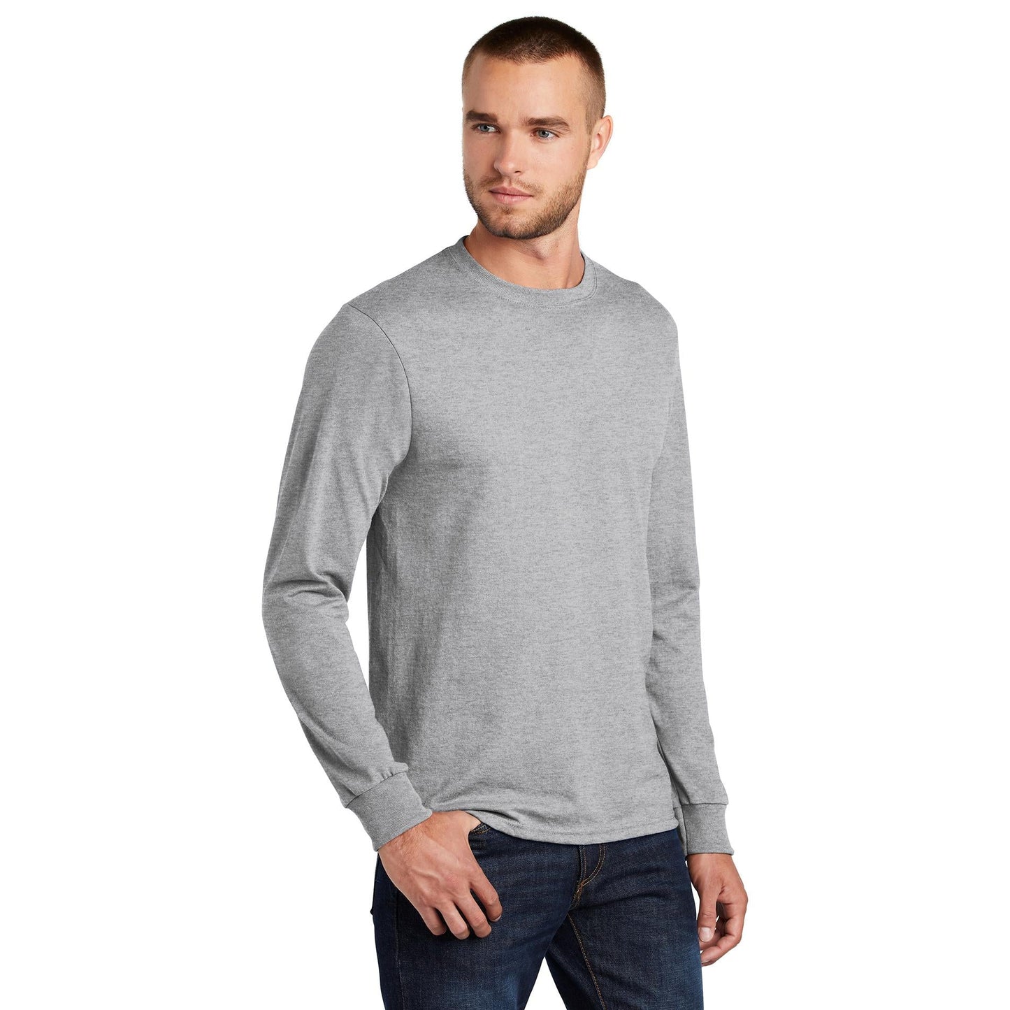 White T-Shirts - Port & Company - Soft Cotton Blend