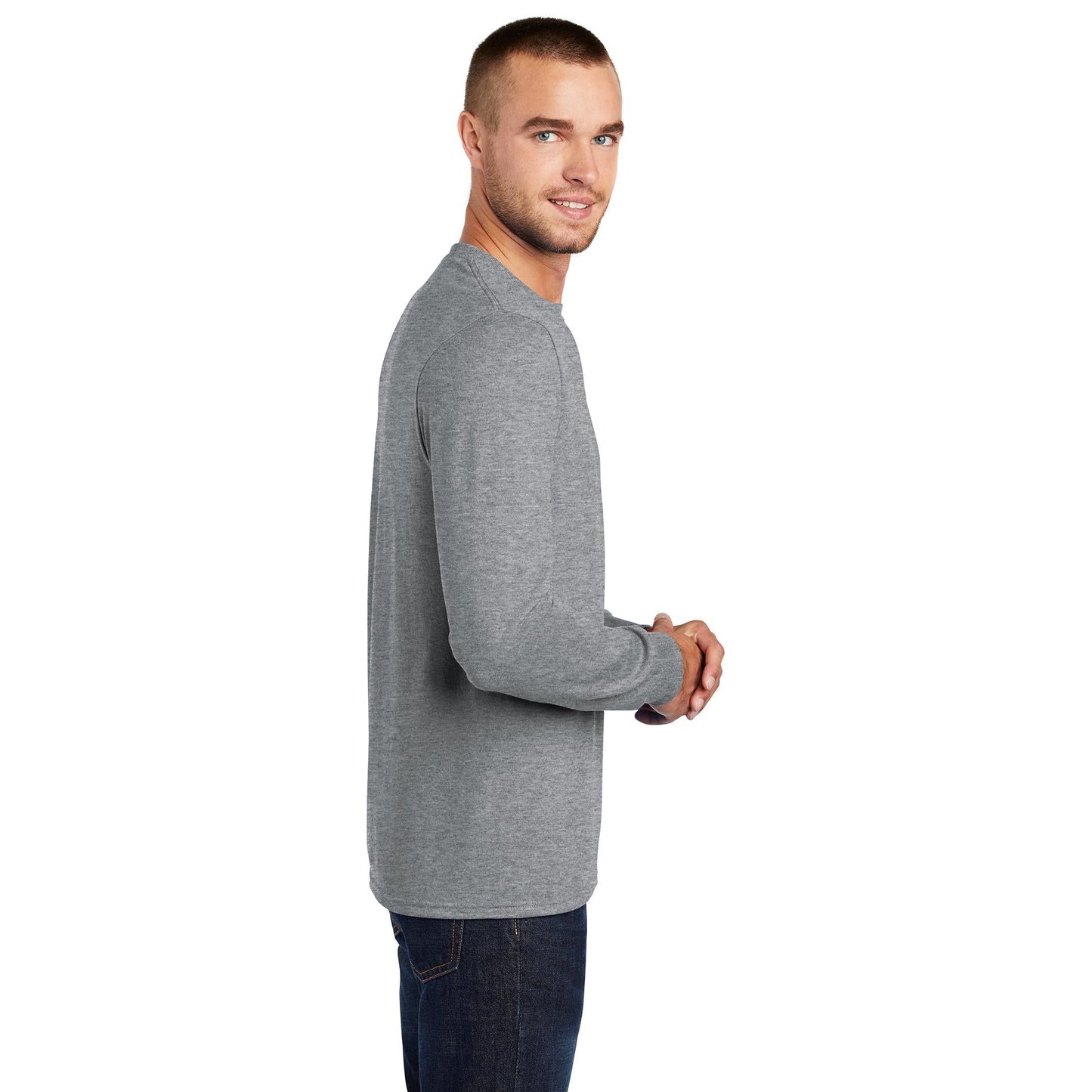 White T-Shirts - Port & Company - Soft Cotton Blend