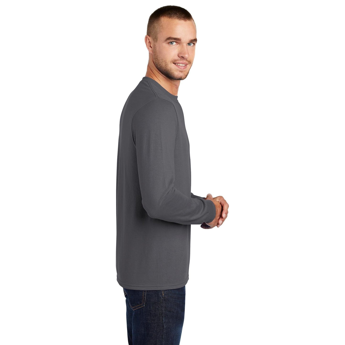 White T-Shirts - Port & Company - Soft Cotton Blend