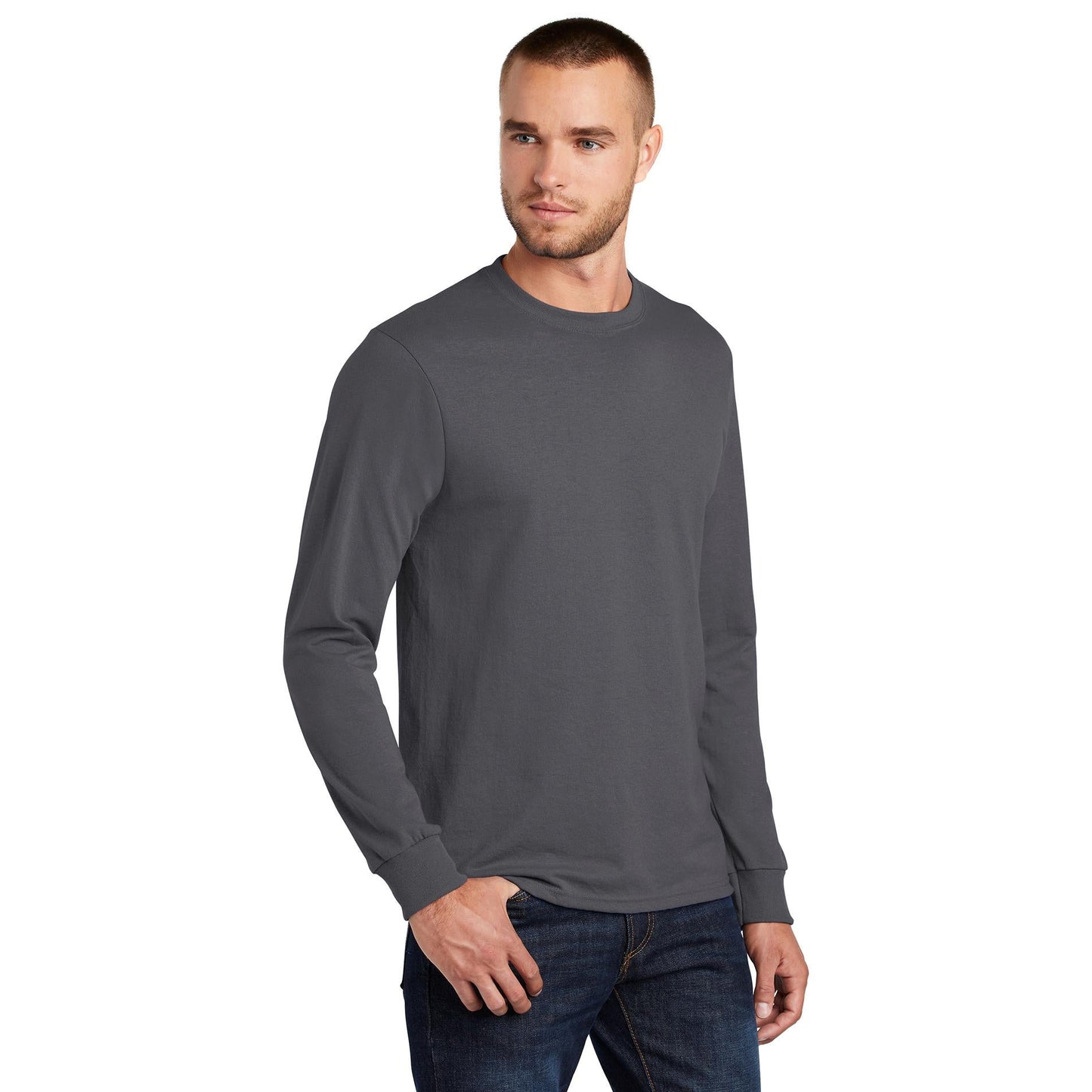 White T-Shirts - Port & Company - Soft Cotton Blend