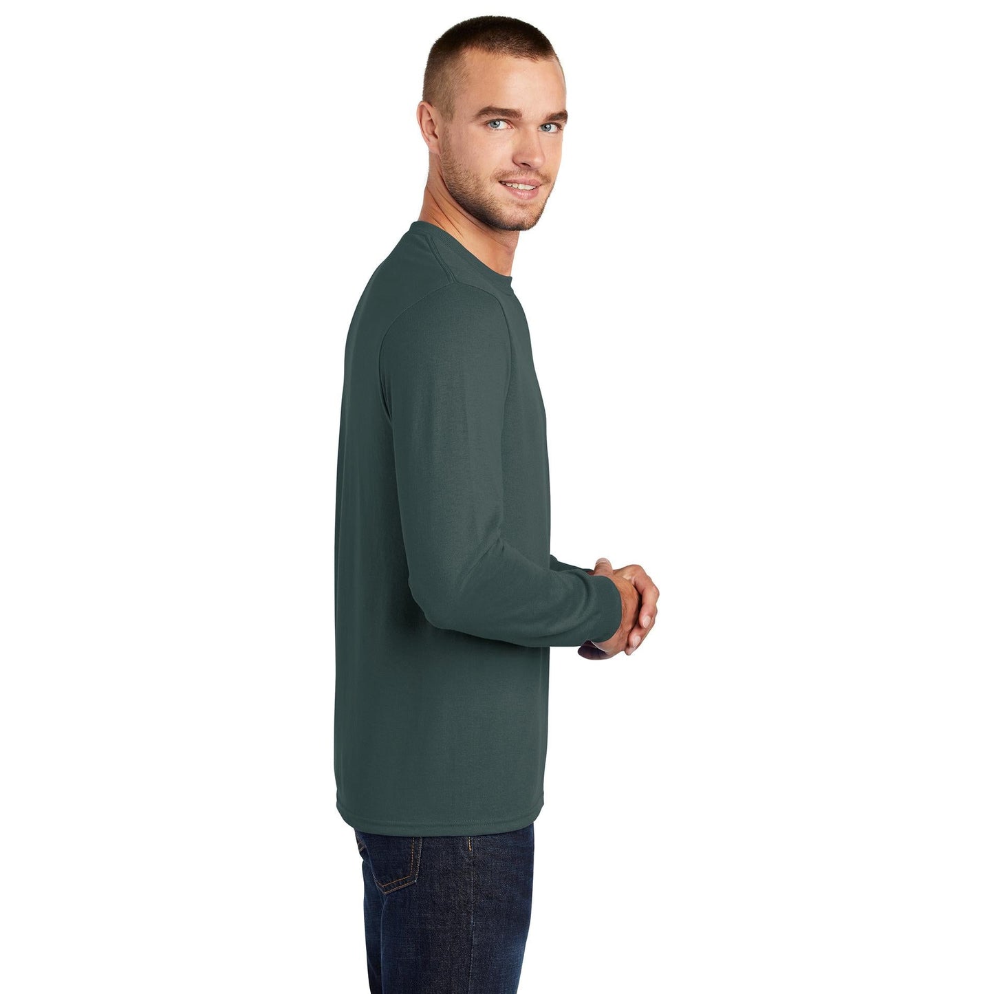 White T-Shirts - Port & Company - Soft Cotton Blend