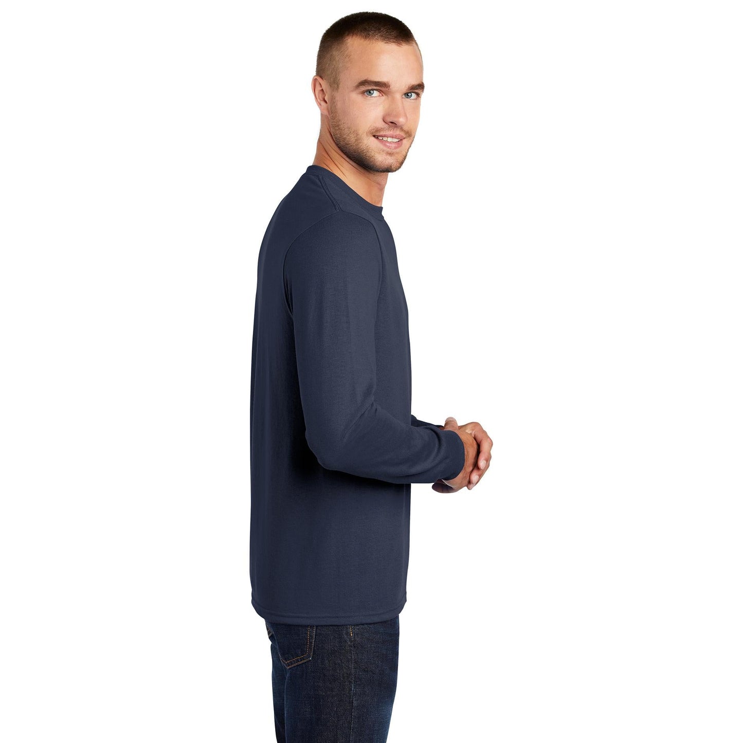 White T-Shirts - Port & Company - Soft Cotton Blend