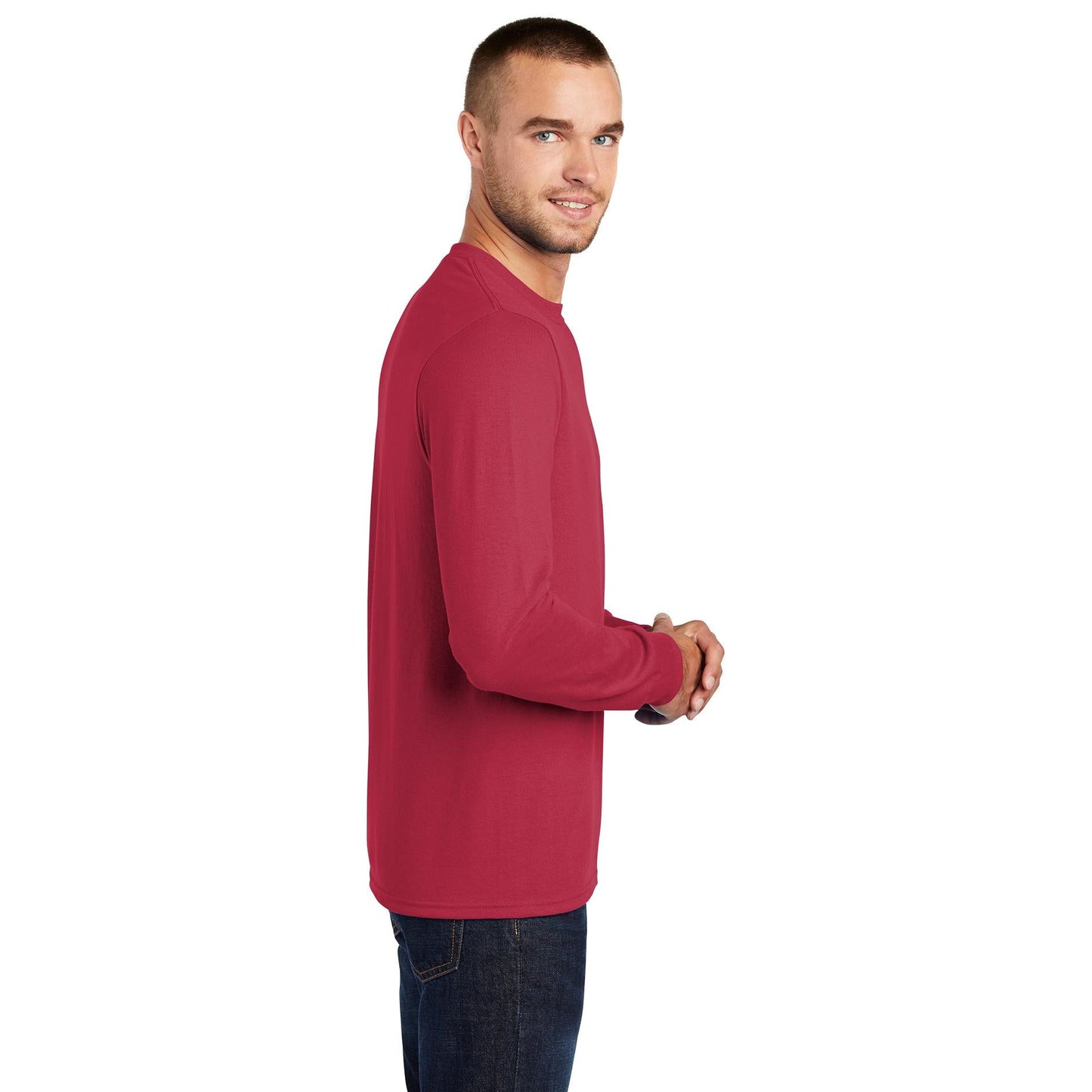 White T-Shirts - Port & Company - Soft Cotton Blend