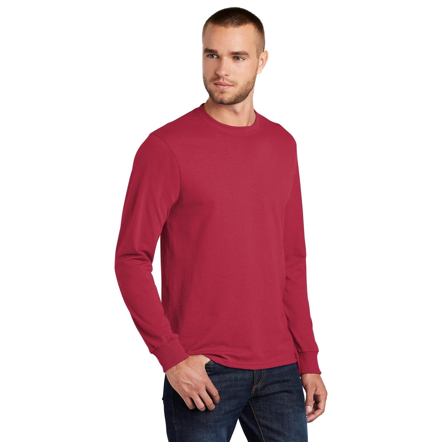 White T-Shirts - Port & Company - Soft Cotton Blend